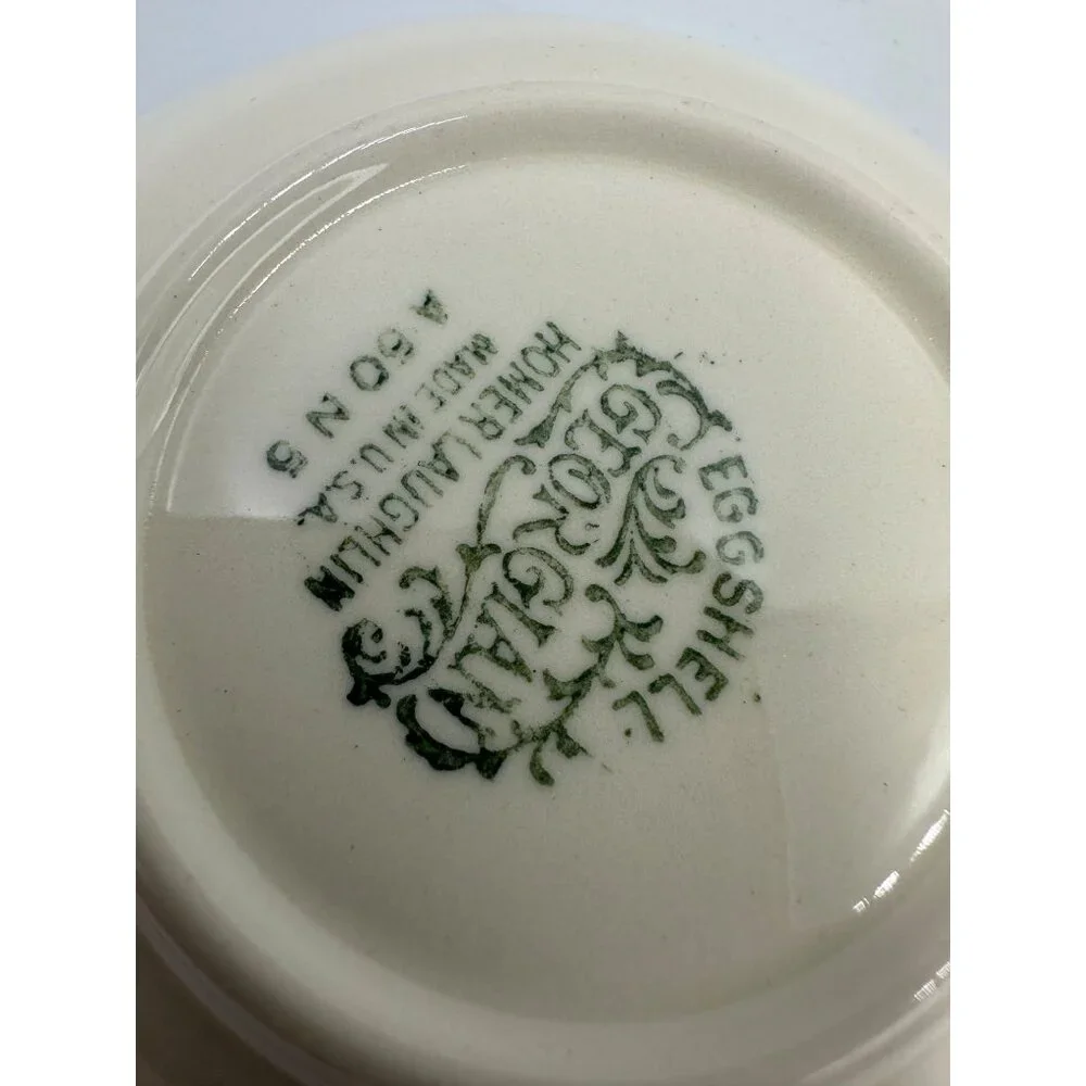 Homer Laughlin Eggshell Georgian A50 N5 Ivory Bowl Gold Trim 5.5